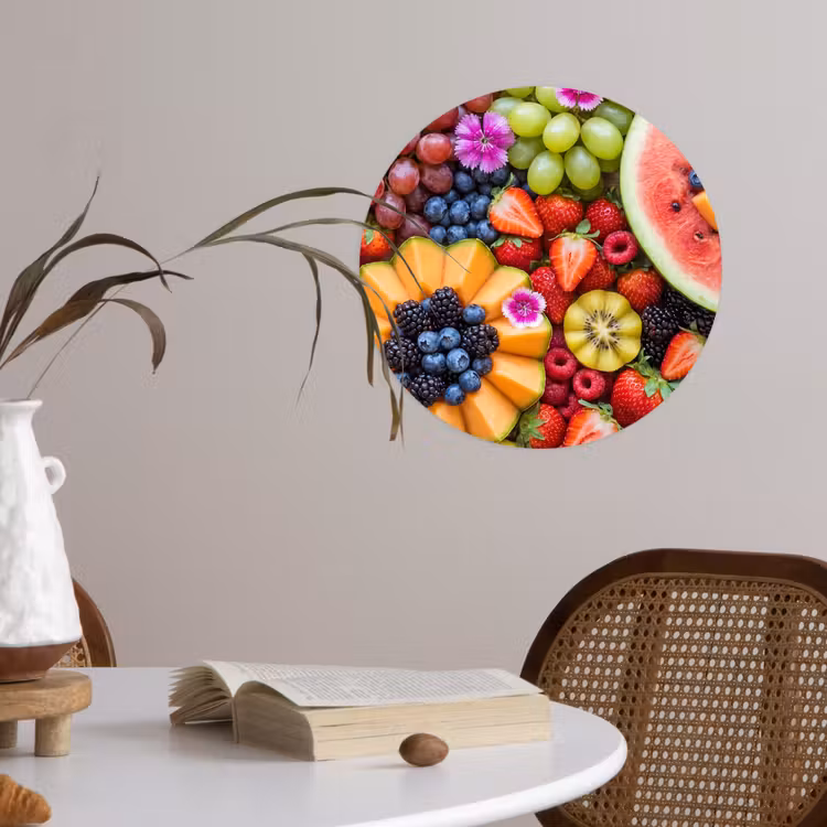 Behangcirkel - Fruit - Vers - Variatie - Eten - Kleurrijk — 4
