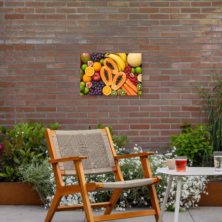 Buiten canvas - Eten - Fruit - Groenten - Vers - Kleurrijk — 2