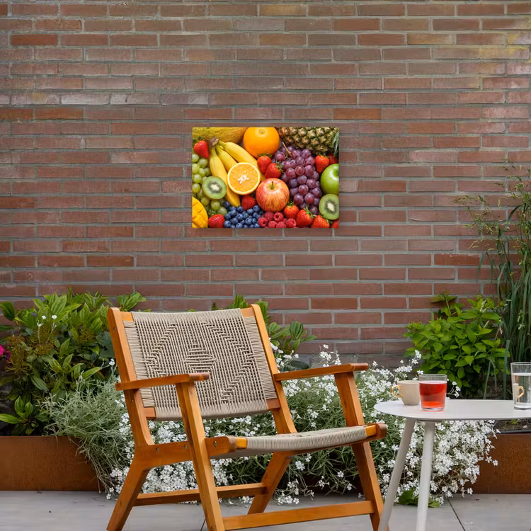 Buiten canvas - Eten - Fruit - Vers - Kleurrijk - Voeding — 2