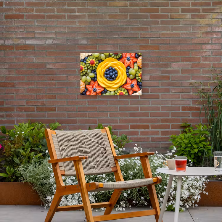 Buiten canvas - Fruit - Arrangement - Gezond - Kleurrijk - Eten — 2