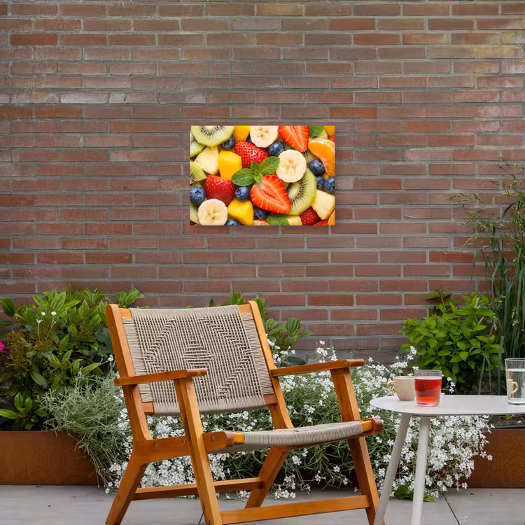 Buiten canvas - Fruit - Plakjes - Eten - Kleurrijk — 2