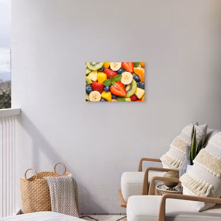 Buiten canvas - Fruit - Plakjes - Eten - Kleurrijk — 4