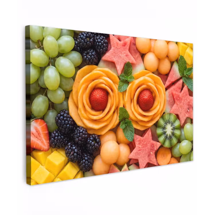 Buiten canvas - Fruit - Variatie - Kleurrijk - Vers - Eten — 1