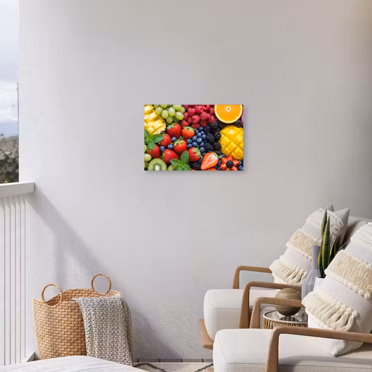 Buiten canvas - Fruit - Vers - Kleurrijk - Eten — 4