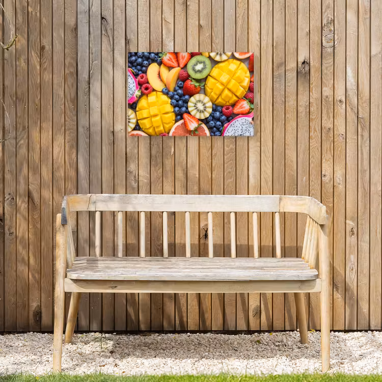 Buiten canvas - Fruit - Versneden - Kleurrijk - Eten - Gezond — 3