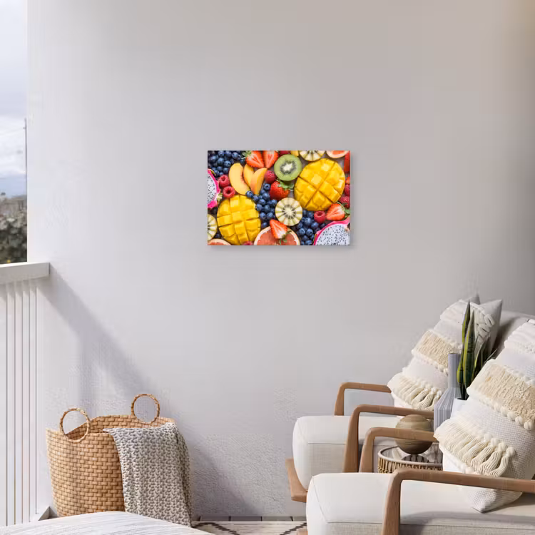 Buiten canvas - Fruit - Versneden - Kleurrijk - Eten - Gezond — 4