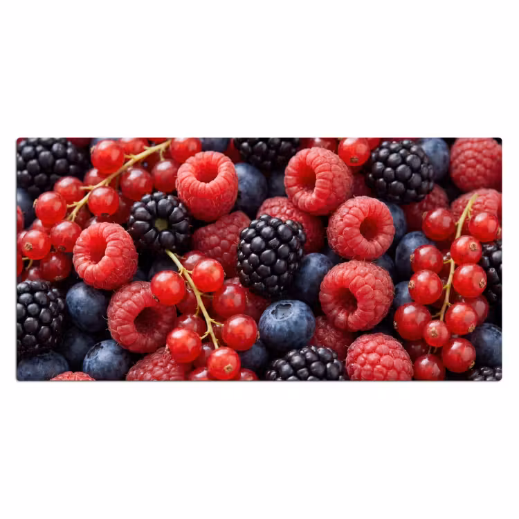 Bureau onderlegger - Bessen - Mix - Vers - Eten - Kleurrijk — 2