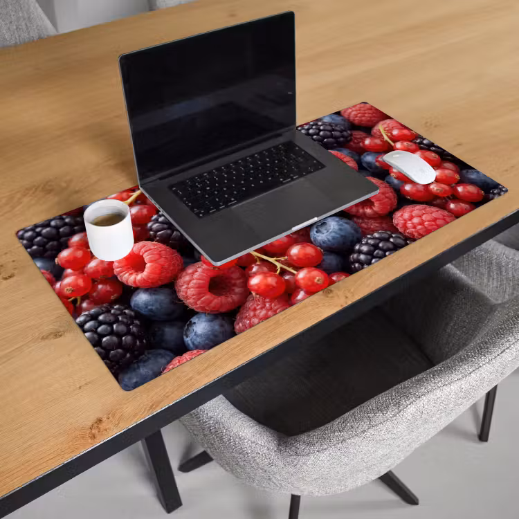 Bureau onderlegger - Bessen - Mix - Vers - Eten - Kleurrijk — 3