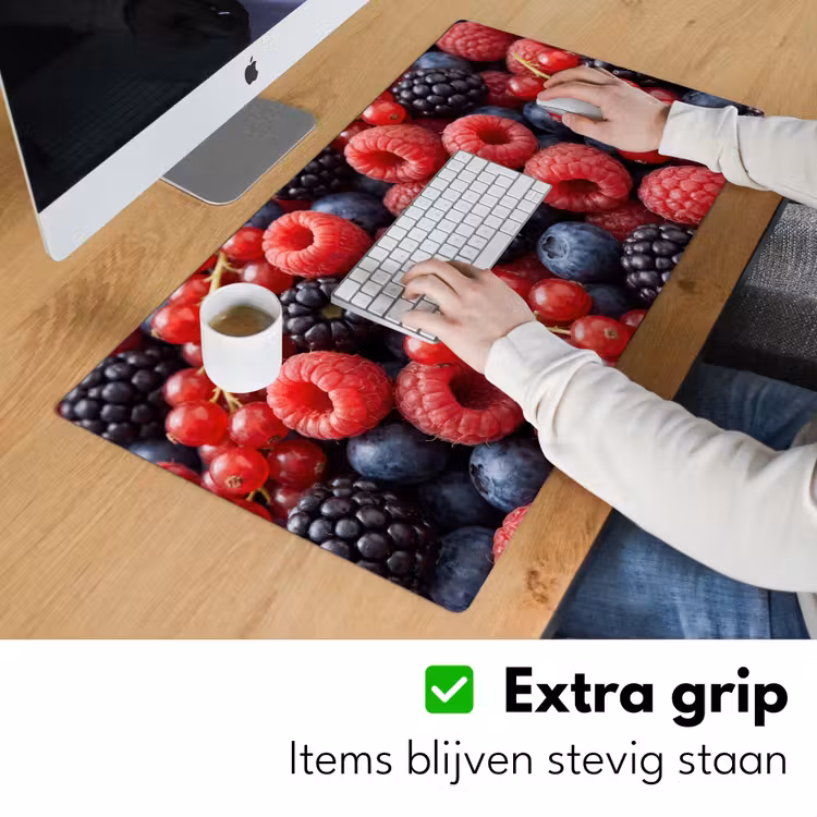 Bureau onderlegger - Bessen - Mix - Vers - Eten - Kleurrijk — 6