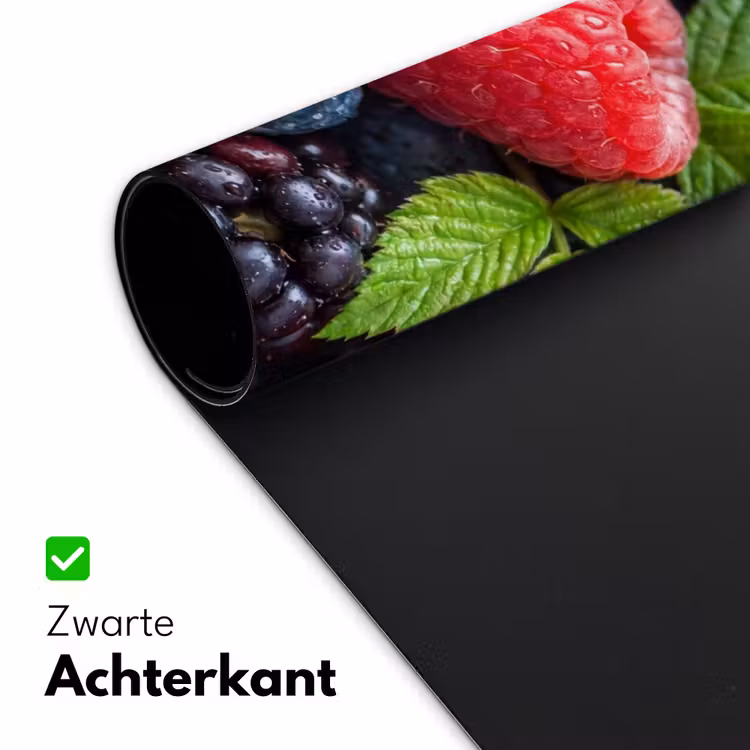 Bureau onderlegger - Bessen - Vers - Waterdruppels - Kleurrijk - Eten — 5