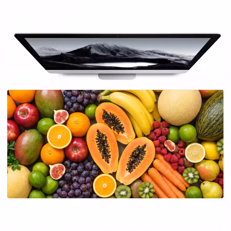 Bureau onderlegger - Eten - Fruit - Groenten - Vers - Kleurrijk — 1