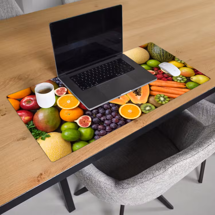 Bureau onderlegger - Eten - Fruit - Groenten - Vers - Kleurrijk — 3