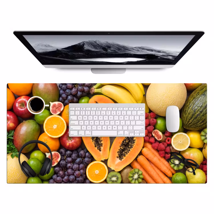 Bureau onderlegger - Eten - Fruit - Groenten - Vers - Kleurrijk — 4