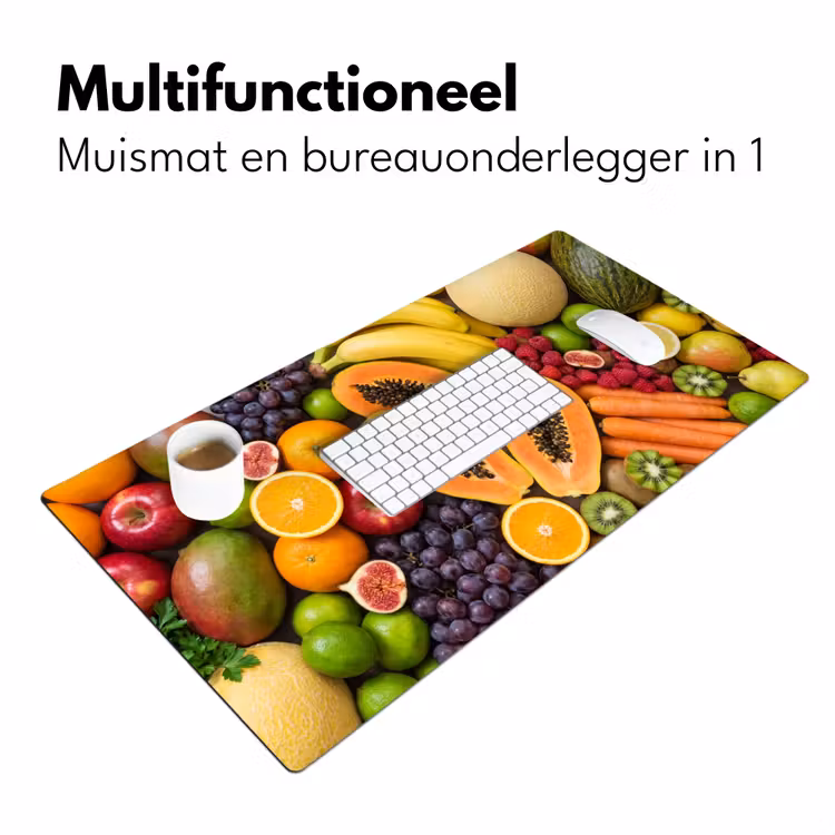 Bureau onderlegger - Eten - Fruit - Groenten - Vers - Kleurrijk — 7