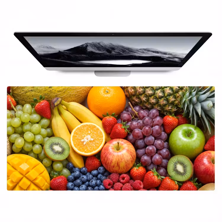 Bureau onderlegger - Eten - Fruit - Vers - Kleurrijk - Voeding — 1