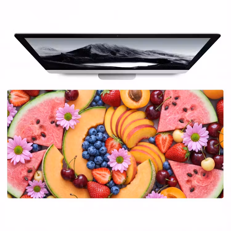 Bureau onderlegger - Eten - Fruit - Zomer - Kleurrijk — 1