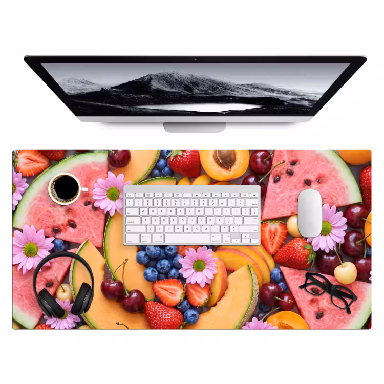 Bureau onderlegger - Eten - Fruit - Zomer - Kleurrijk — 4