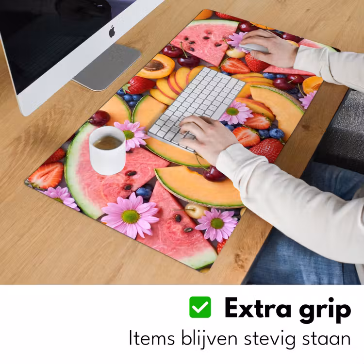 Bureau onderlegger - Eten - Fruit - Zomer - Kleurrijk — 6