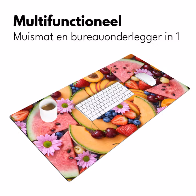 Bureau onderlegger - Eten - Fruit - Zomer - Kleurrijk — 7