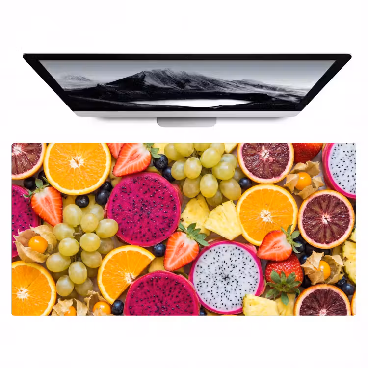 Bureau onderlegger - Fruit - Assortiment - Kleurrijk - Gezondheid — 1