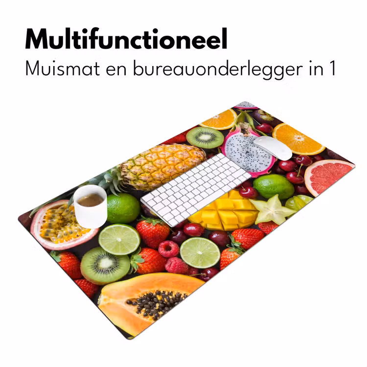 Bureau onderlegger - Fruit - Assortiment - Vers - Gezond - Kleurrijk — 7