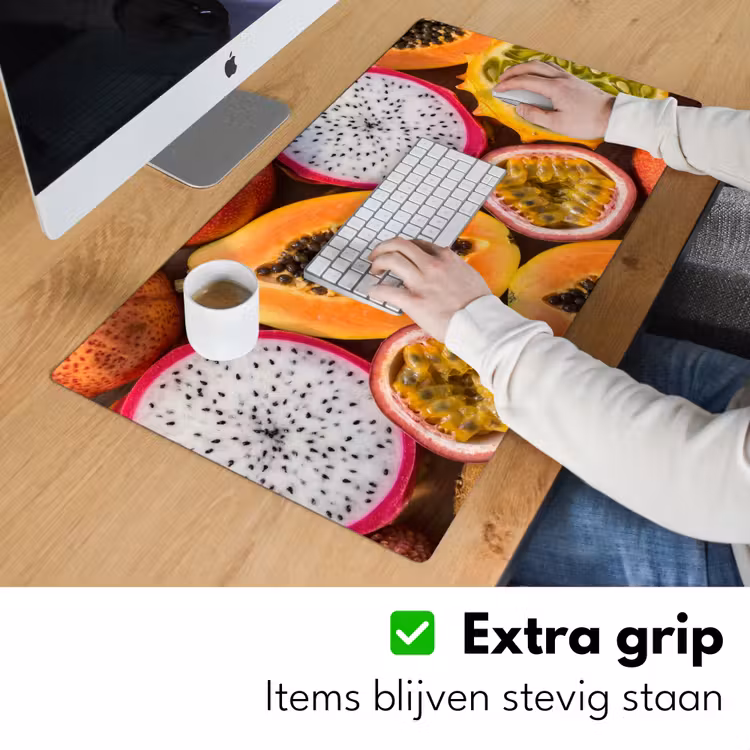 Bureau onderlegger - Fruit - Geopend - Tropisch - Eten - Kleurrijk — 6