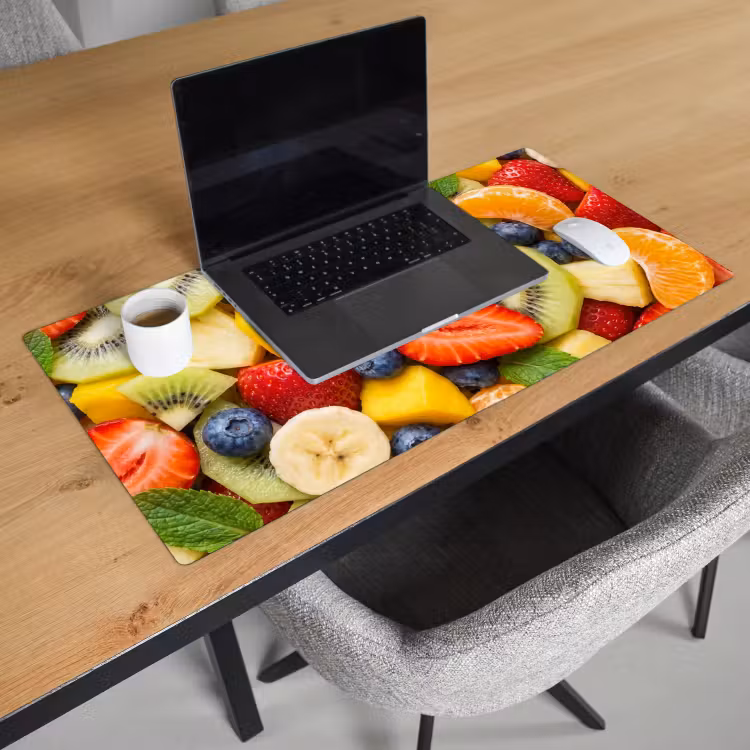 Bureau onderlegger - Fruit - Plakjes - Eten - Kleurrijk — 3