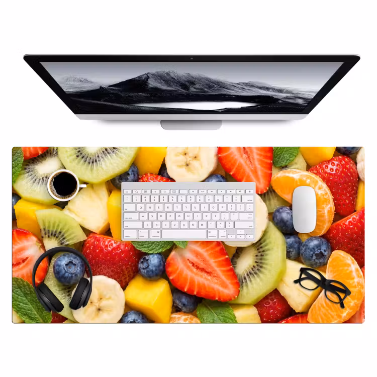 Bureau onderlegger - Fruit - Plakjes - Eten - Kleurrijk — 4