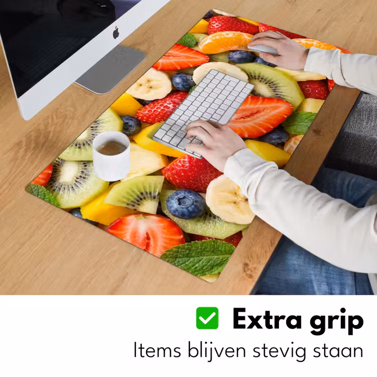 Bureau onderlegger - Fruit - Plakjes - Eten - Kleurrijk — 6