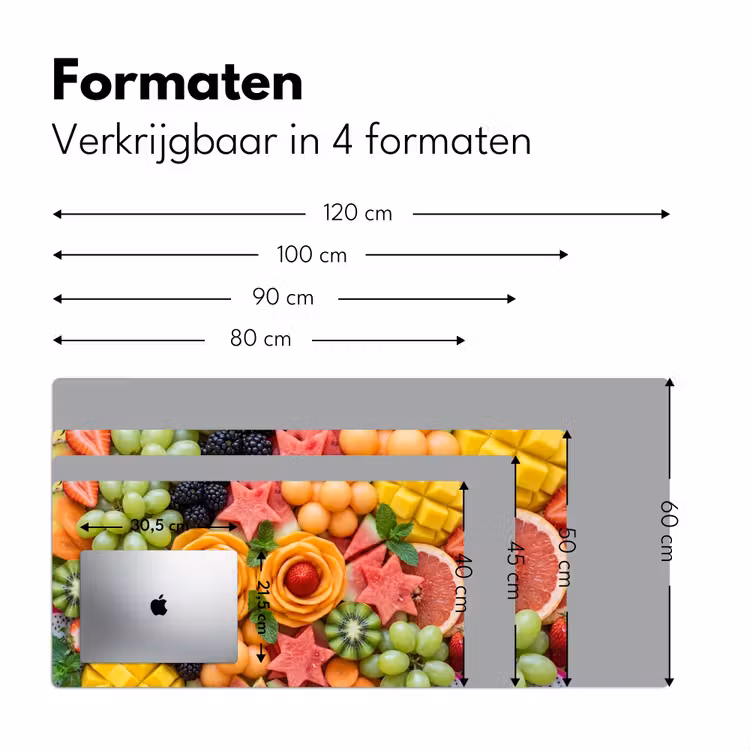 Bureau onderlegger - Fruit - Variatie - Kleurrijk - Vers - Eten — 8