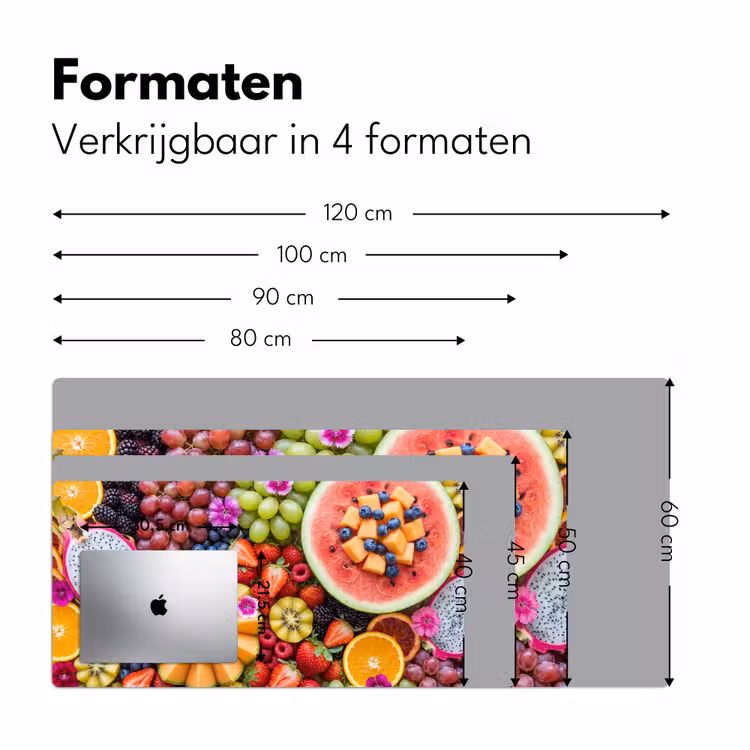 Bureau onderlegger - Fruit - Vers - Variatie - Eten - Kleurrijk — 8
