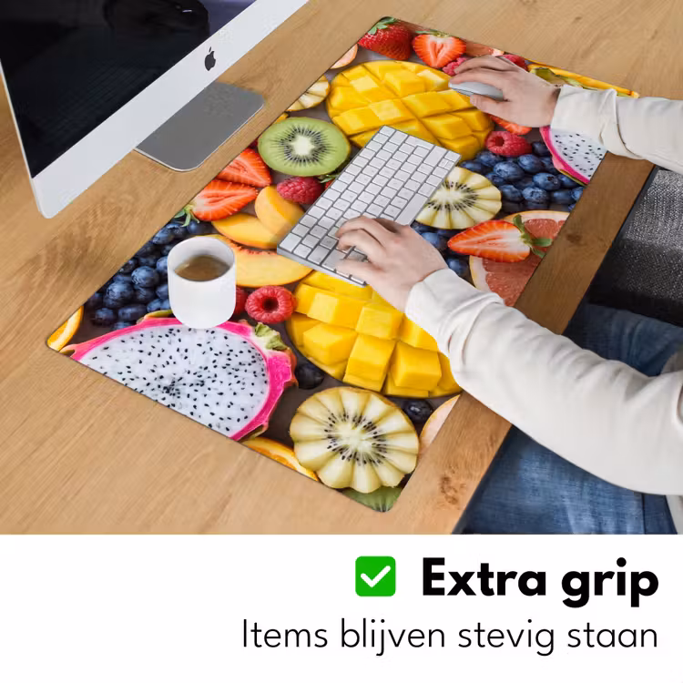 Bureau onderlegger - Fruit - Versneden - Kleurrijk - Eten - Gezond — 6