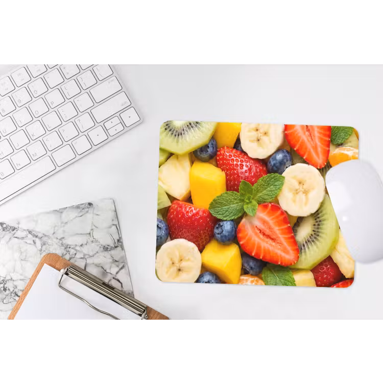 Muismat - Fruit - Plakjes - Eten - Kleurrijk — 2
