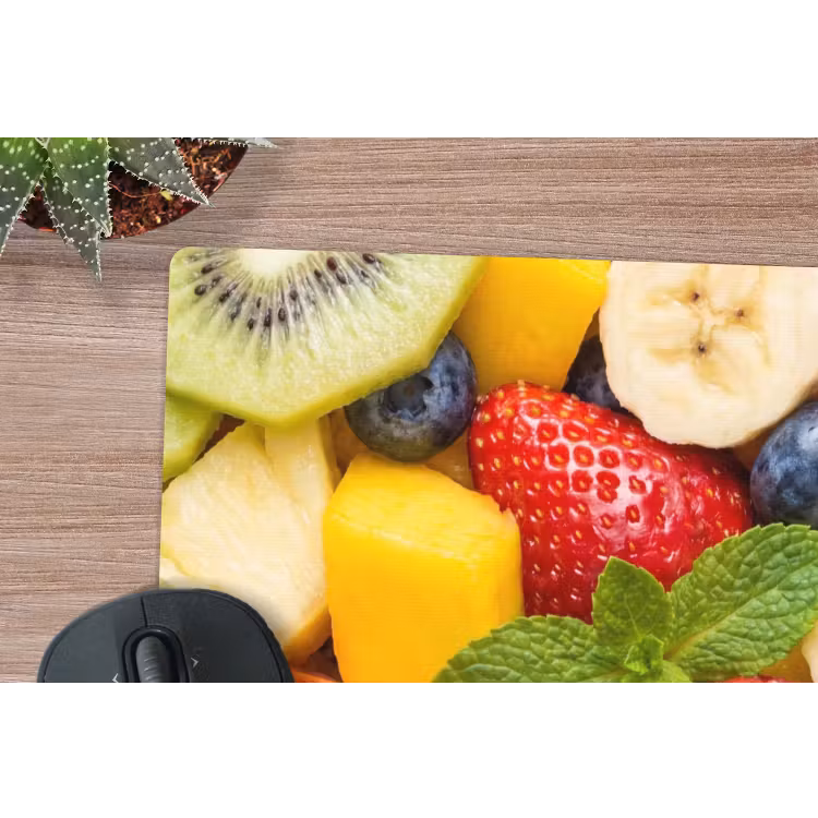 Muismat - Fruit - Plakjes - Eten - Kleurrijk — 4