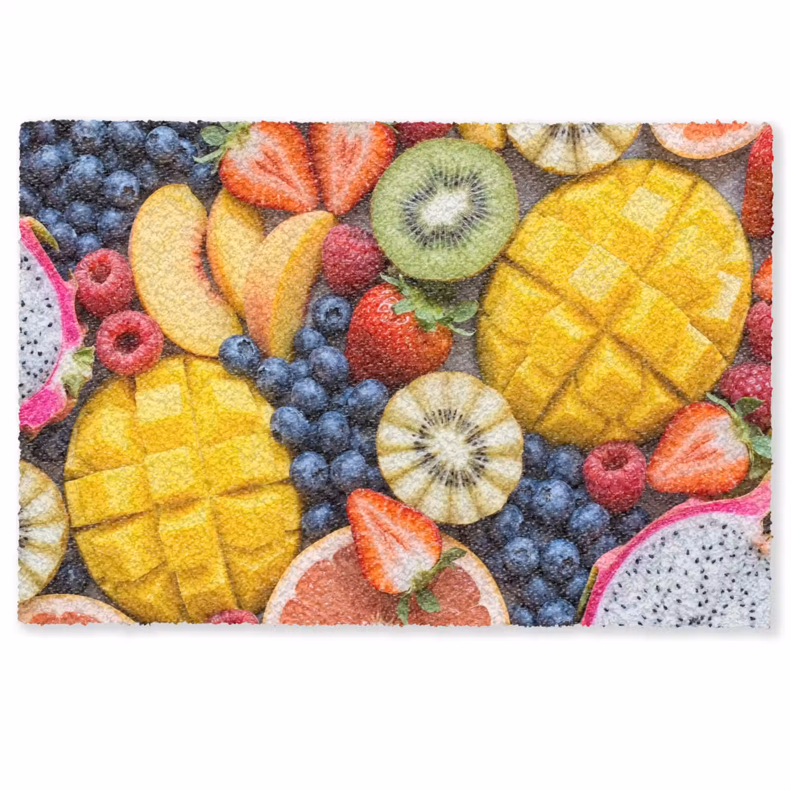 Deurmat - Fruit - Versneden - Kleurrijk - Eten - Gezond — 1