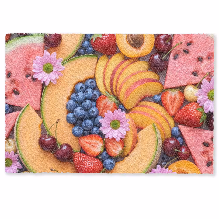 Deurmat - Eten - Fruit - Zomer - Kleurrijk — 1