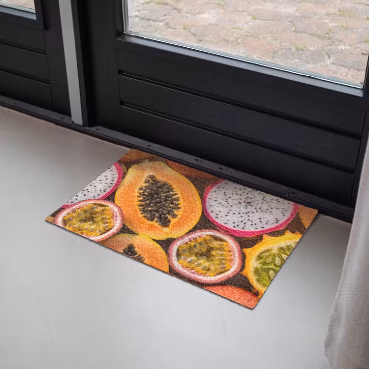 Deurmat - Fruit - Geopend - Tropisch - Eten - Kleurrijk — 2