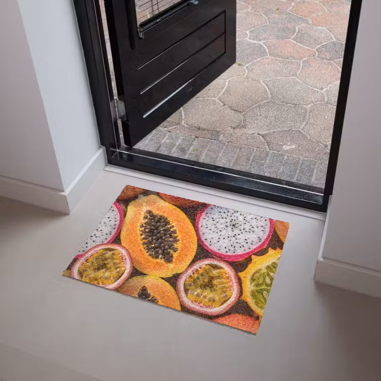 Deurmat - Fruit - Geopend - Tropisch - Eten - Kleurrijk — 4