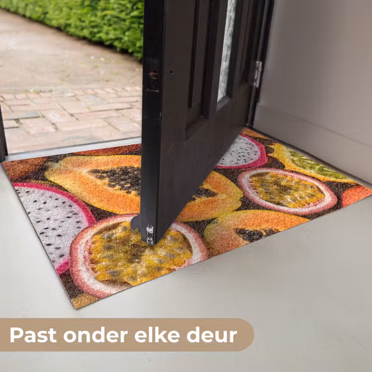Deurmat - Fruit - Geopend - Tropisch - Eten - Kleurrijk — 7
