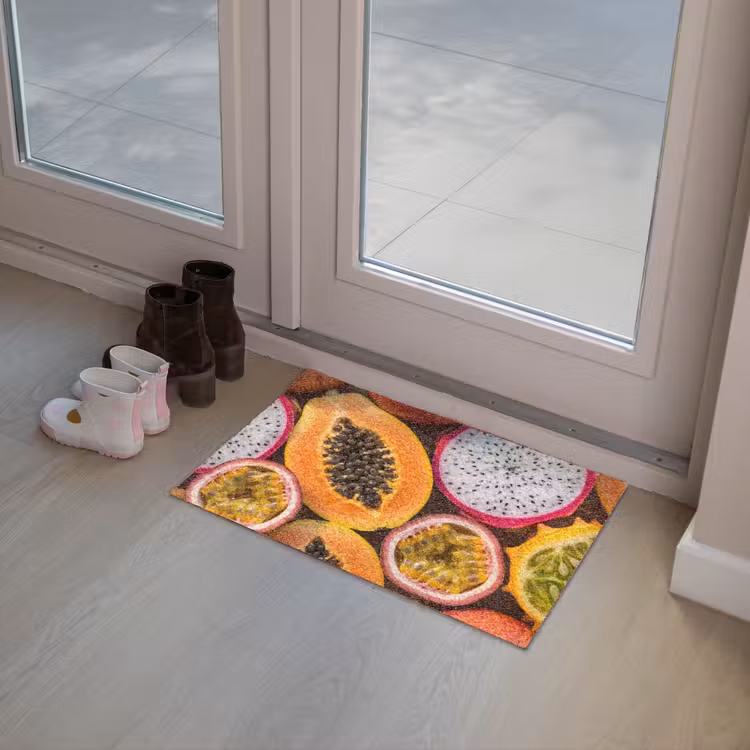 Deurmat - Fruit - Geopend - Tropisch - Eten - Kleurrijk — 8