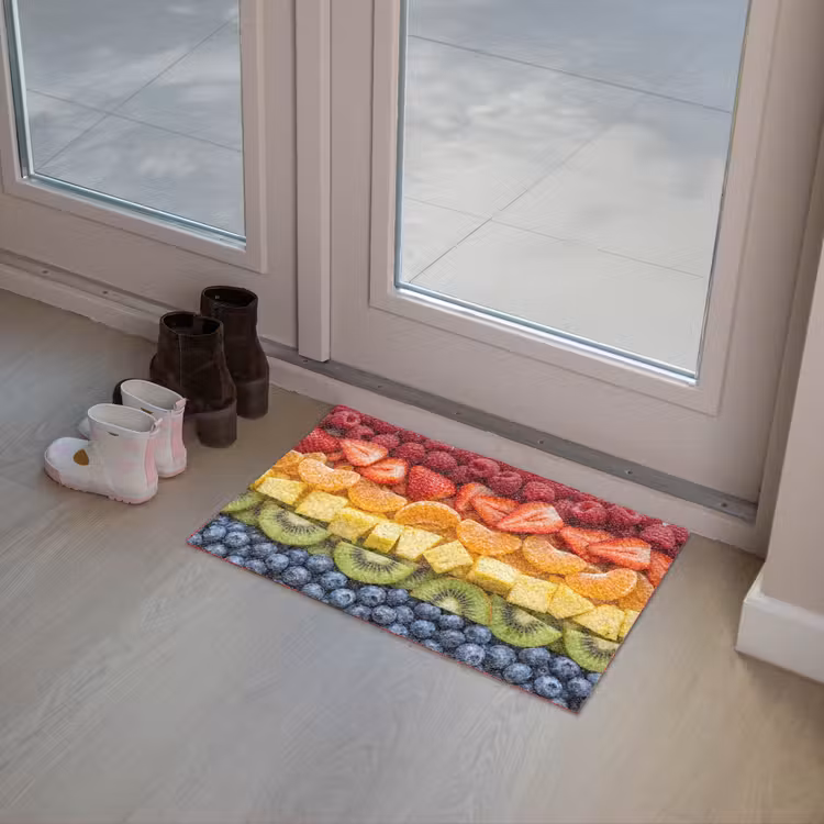 Deurmat - Fruit - Regenboog - Gezond - Kleurrijk — 8