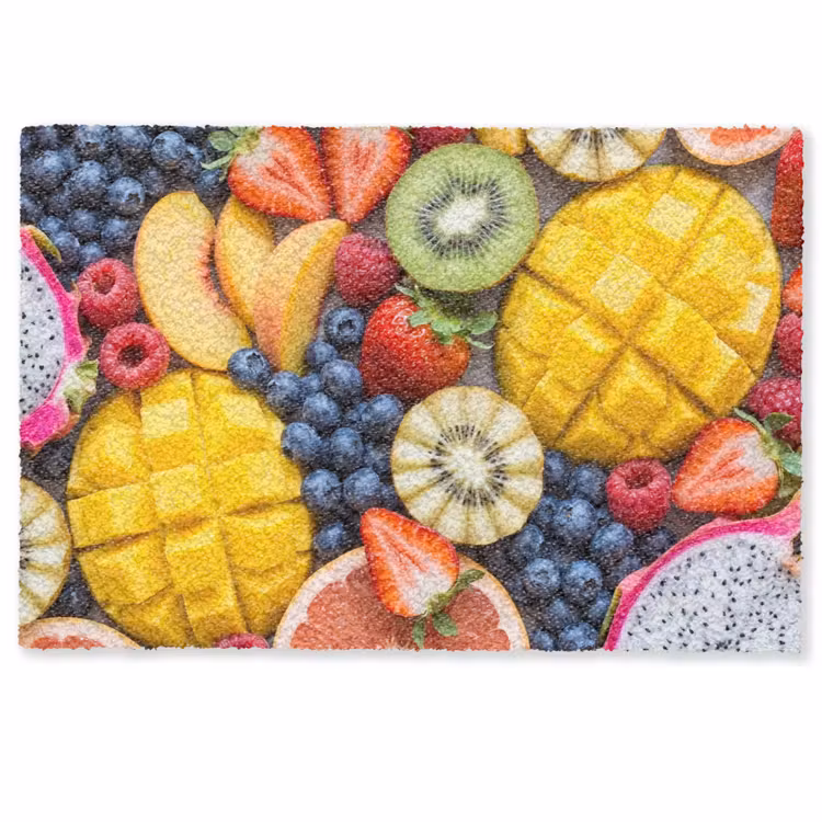 Deurmat - Fruit - Versneden - Kleurrijk - Eten - Gezond — 1