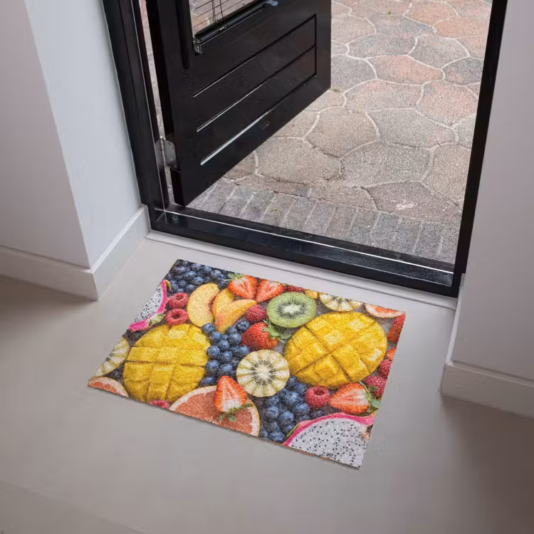 Deurmat - Fruit - Versneden - Kleurrijk - Eten - Gezond — 4