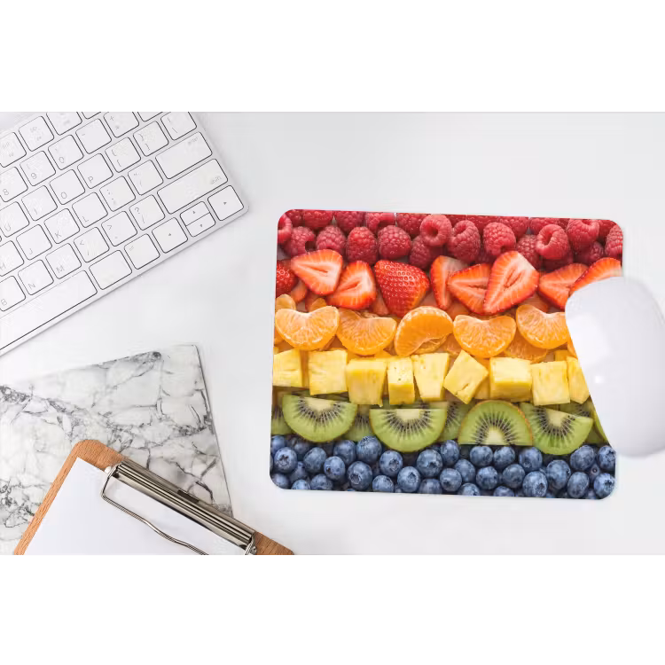 Muismat - Fruit - Regenboog - Gezond - Kleurrijk — 2