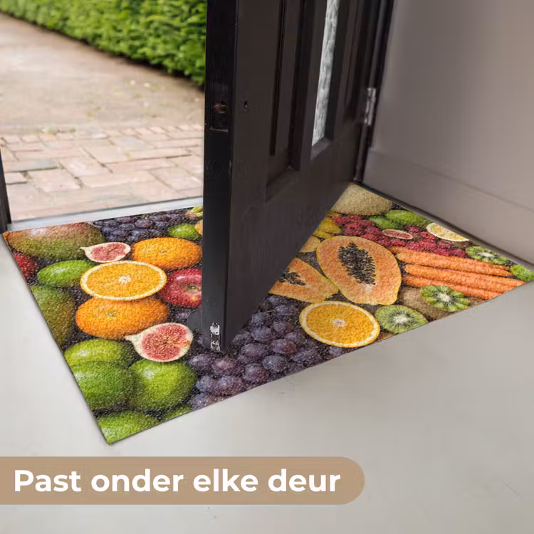Deurmat - Eten - Fruit - Groenten - Vers - Kleurrijk — 7
