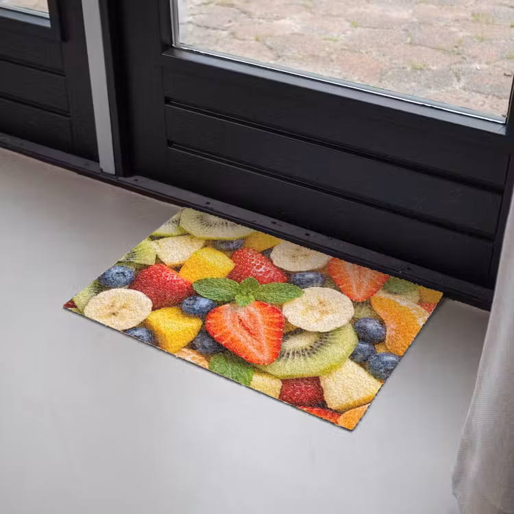 Deurmat - Fruit - Plakjes - Eten - Kleurrijk — 2