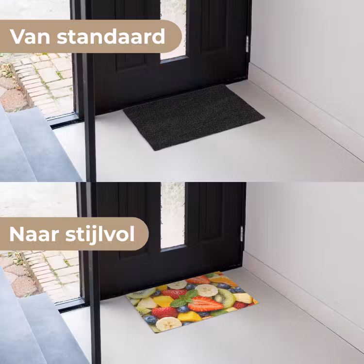 Deurmat - Fruit - Plakjes - Eten - Kleurrijk — 3