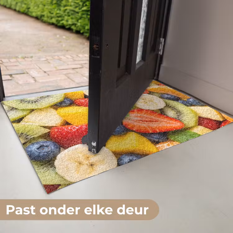 Deurmat - Fruit - Plakjes - Eten - Kleurrijk — 7