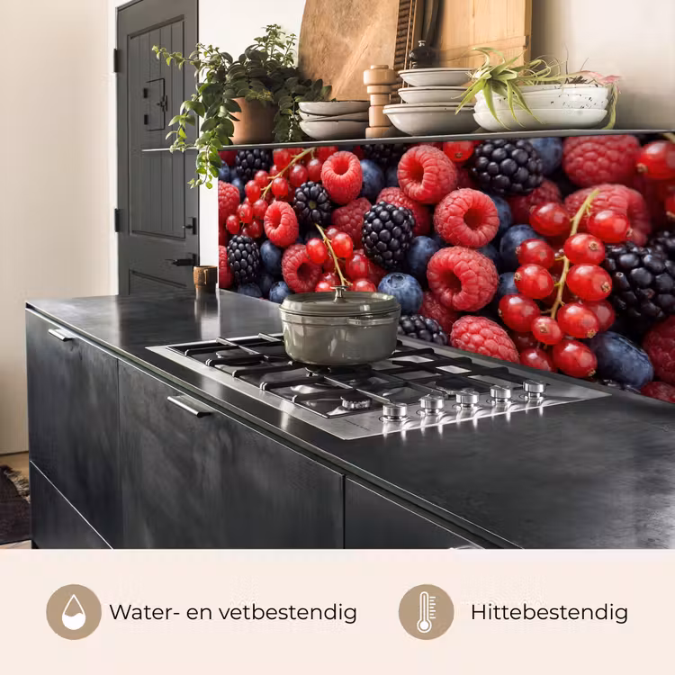Keuken achterwand - Bessen - Mix - Vers - Eten - Kleurrijk — 3