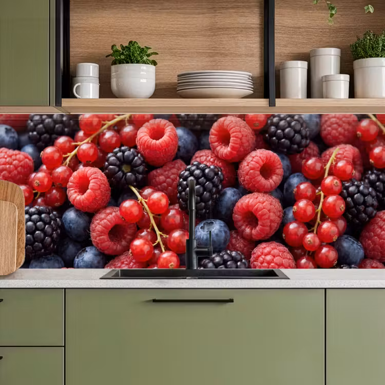 Keuken achterwand - Bessen - Mix - Vers - Eten - Kleurrijk — 5